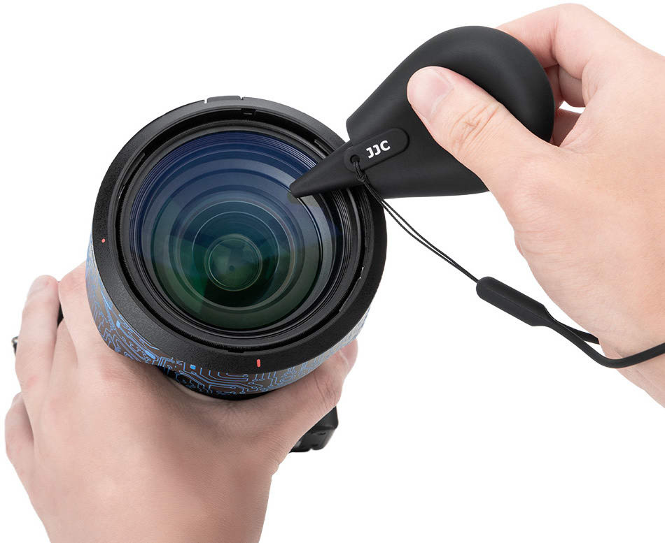 Компактная дорожная воздушная груша для оптики и электроники (чёрный цвет)