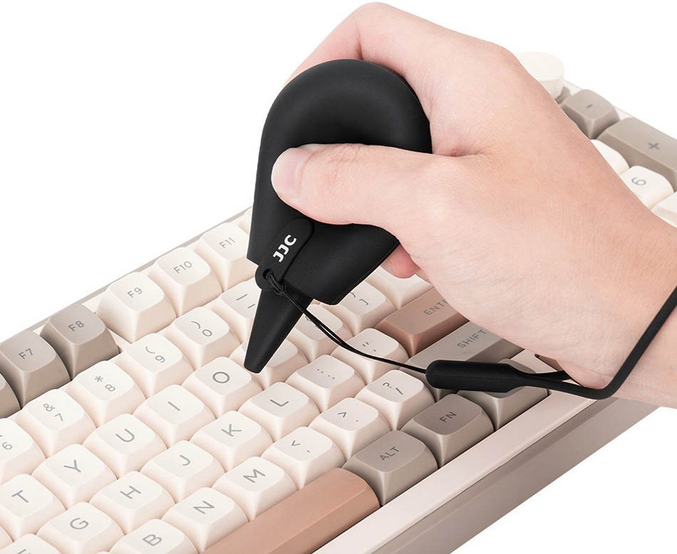 Компактная дорожная воздушная груша для оптики и электроники (чёрный цвет)