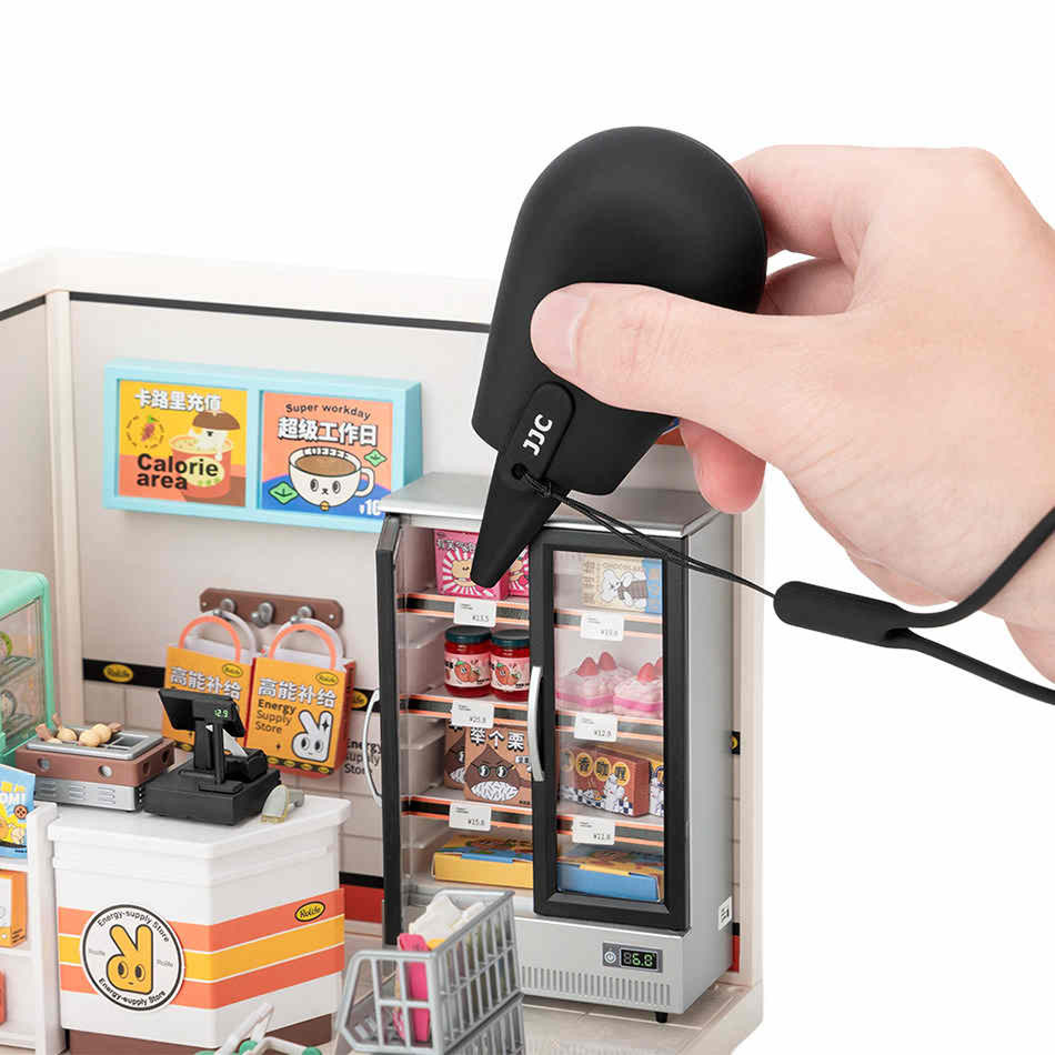 Компактная дорожная воздушная груша для оптики и электроники (чёрный цвет)