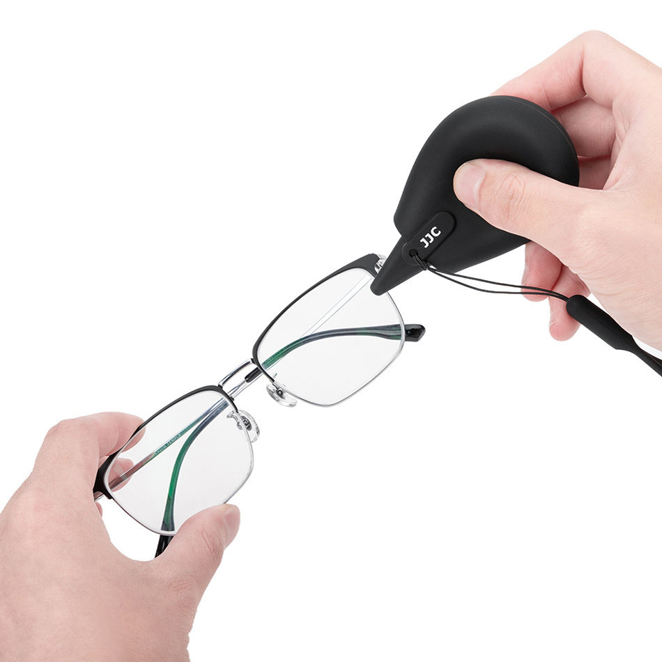 Компактная дорожная воздушная груша для оптики и электроники (чёрный цвет)