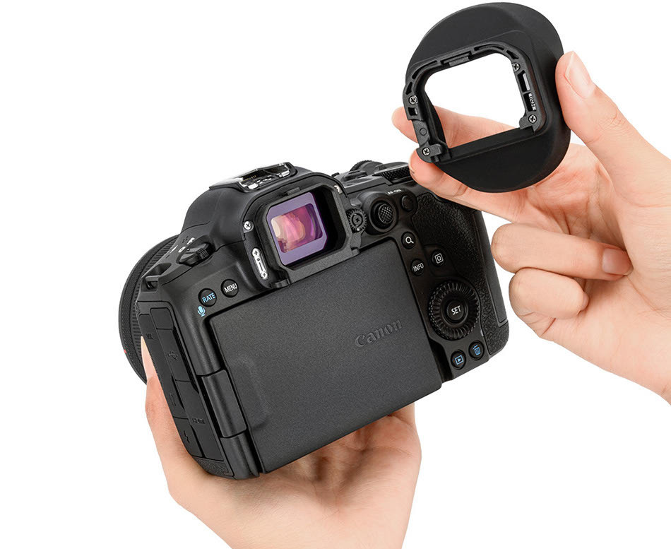 Наглазник круглый для Canon EOS R5 Mark II удлинённый Наглазник круглый для Canon EOS R5 Mark II удлинённый