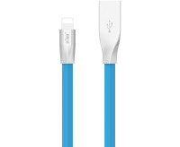 Кабель Lightning / USB 1.2 м с подсветкой коннектора (синий цвет)