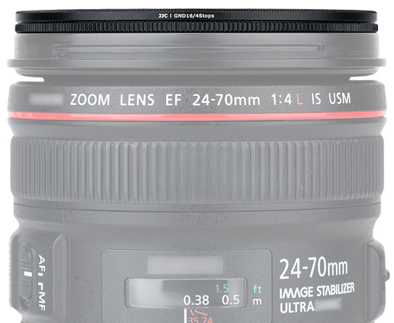 Серый градиентный фильтр 55 мм