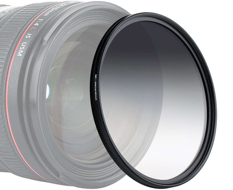 Серый градиентный фильтр 55 мм