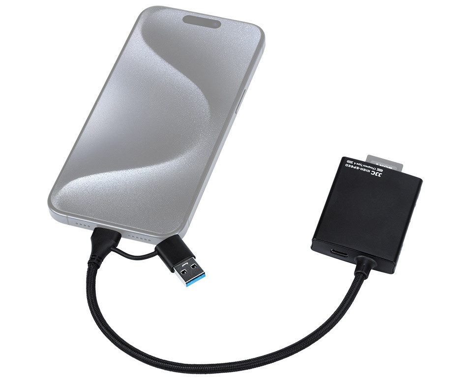 Картридер CFexpress Type A (USB-A / USB-C 3.2 Gen2 10Gbps)