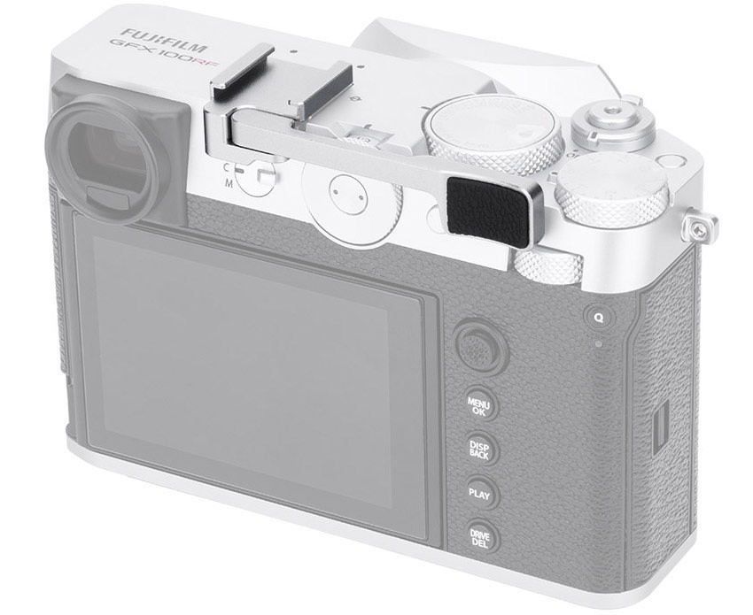 Дополнительный хват для Fujifilm GFX100RF (серебристый) Дополнительный хват для Fujifilm GFX100RF (серебристый)