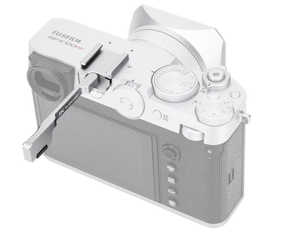 Дополнительный хват для Fujifilm GFX100RF (серебристый) Дополнительный хват для Fujifilm GFX100RF (серебристый)