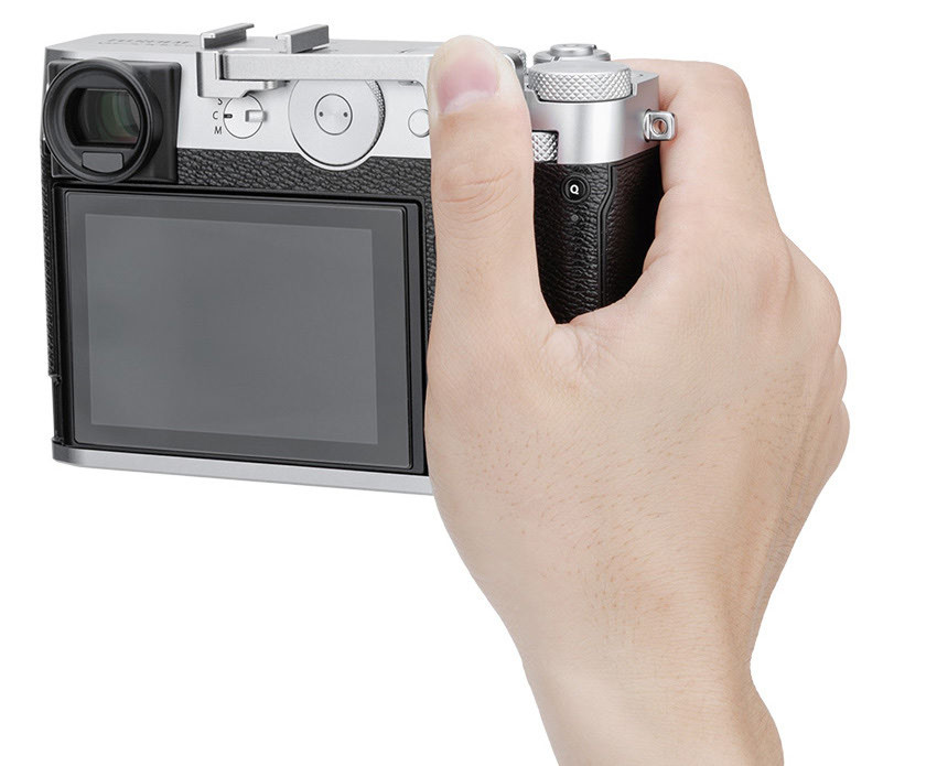 Дополнительный хват для Fujifilm GFX100RF (серебристый) Дополнительный хват для Fujifilm GFX100RF (серебристый)