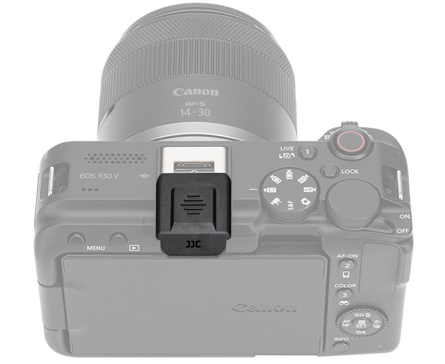 Защитная заглушка на горячий башмак Canon PowerShot V1 / EOS R5 Mark II / R6 Mark III / R6 V / R1 / R50 V / R8 / R50 / R6 Mark II / R10 / R7 / R5 C / R3