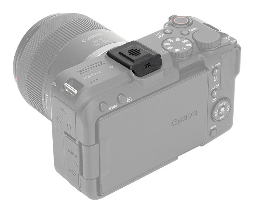 Защитная заглушка на горячий башмак Canon PowerShot V1 / EOS R5 Mark II / R6 Mark III / R6 V / R1 / R50 V / R8 / R50 / R6 Mark II / R10 / R7 / R5 C / R3