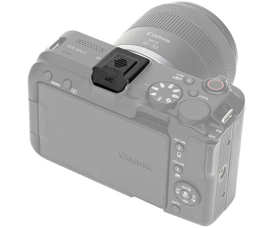 Защитная заглушка на горячий башмак Canon PowerShot V1 / EOS R5 Mark II / R6 Mark III / R6 V / R1 / R50 V / R8 / R50 / R6 Mark II / R10 / R7 / R5 C / R3