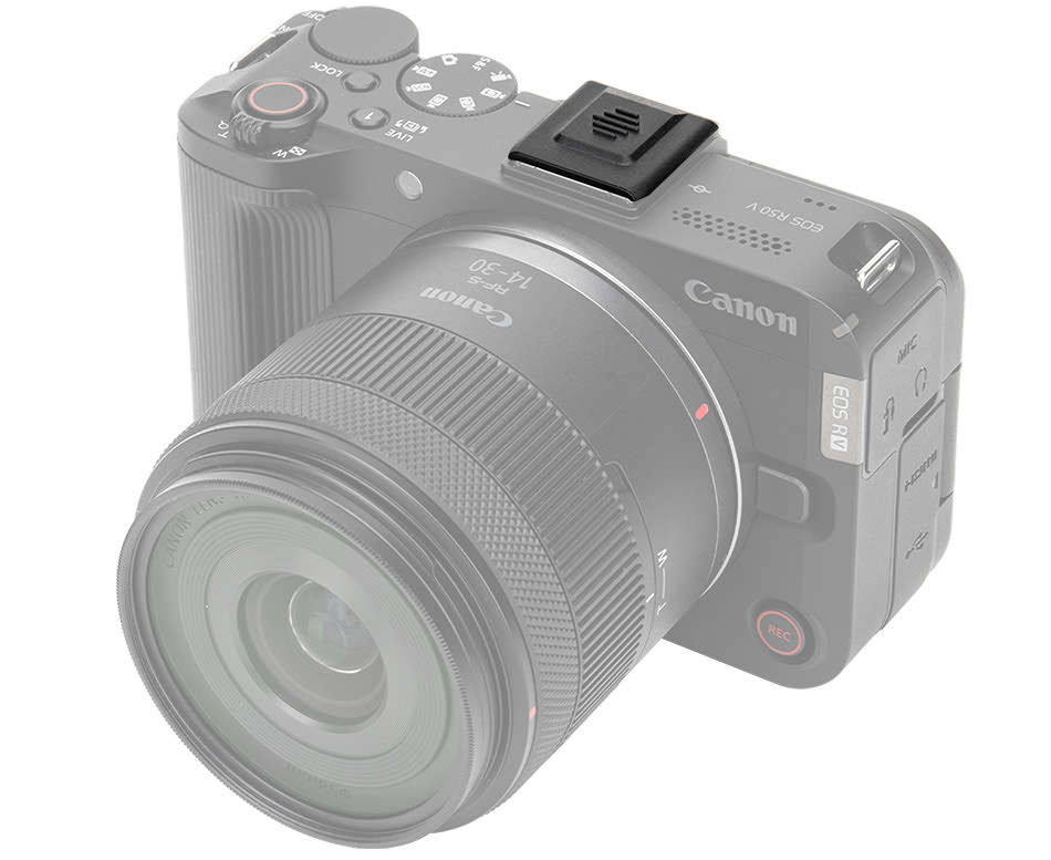 Защитная заглушка на горячий башмак Canon PowerShot V1 / EOS R5 Mark II / R6 Mark III / R6 V / R1 / R50 V / R8 / R50 / R6 Mark II / R10 / R7 / R5 C / R3