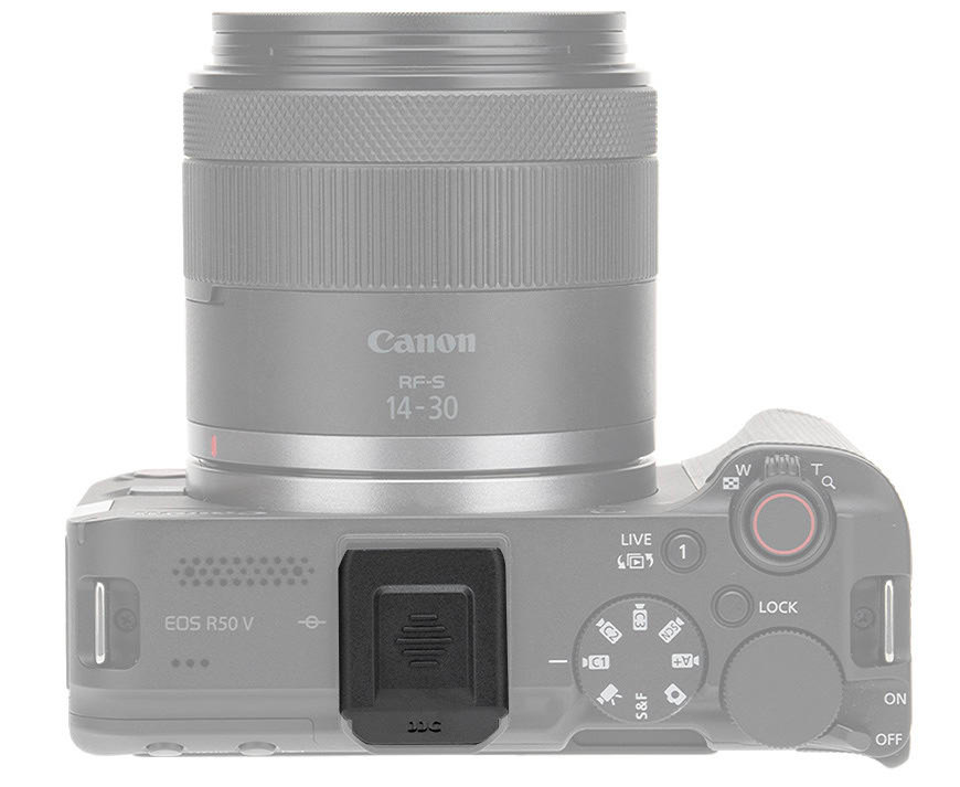 Защитная заглушка на горячий башмак Canon PowerShot V1 / EOS R5 Mark II / R6 Mark III / R6 V / R1 / R50 V / R8 / R50 / R6 Mark II / R10 / R7 / R5 C / R3