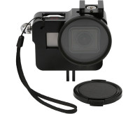 Рамка металлическая для GoPro Hero 5 с UV фильтром и крышкой 52 мм