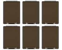 Прозрачный держатель для карт памяти CFexpress Type B / XQD (6 штук)