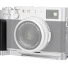 L-образная рукоятка для Fujifilm X100V / X100F (серебристая)