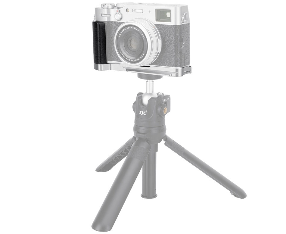 L-образная рукоятка для Fujifilm X100V / X100F (серебристая)