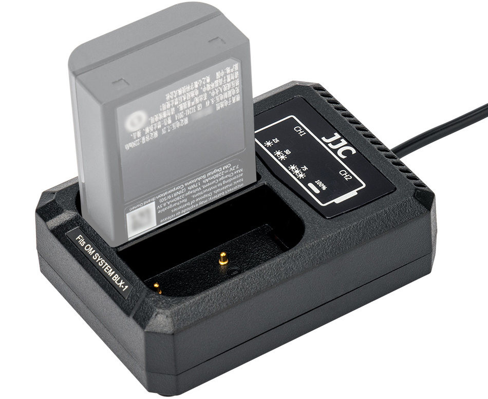 Зарядное устройство для двух аккумуляторов Olympus BLX-1