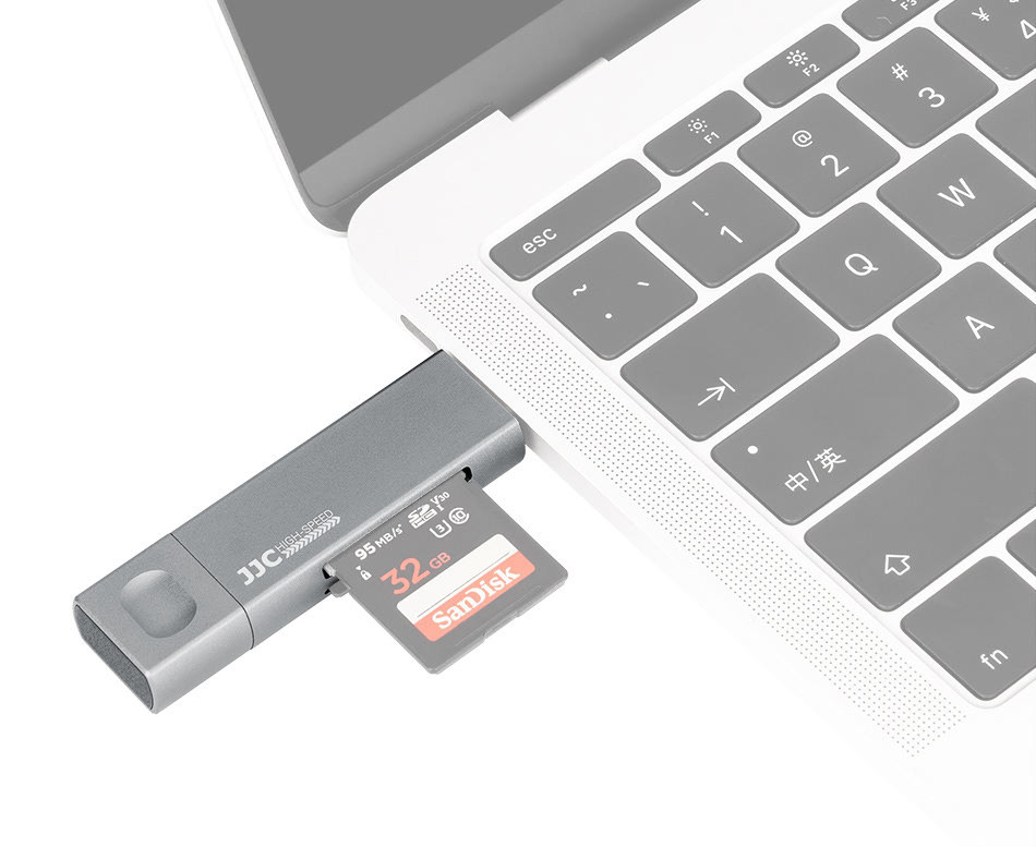 Картридер USB 3.0 / Type-C / MicroUSB OTG для SD и MicroSD карт памяти до 1 Тб (черный)