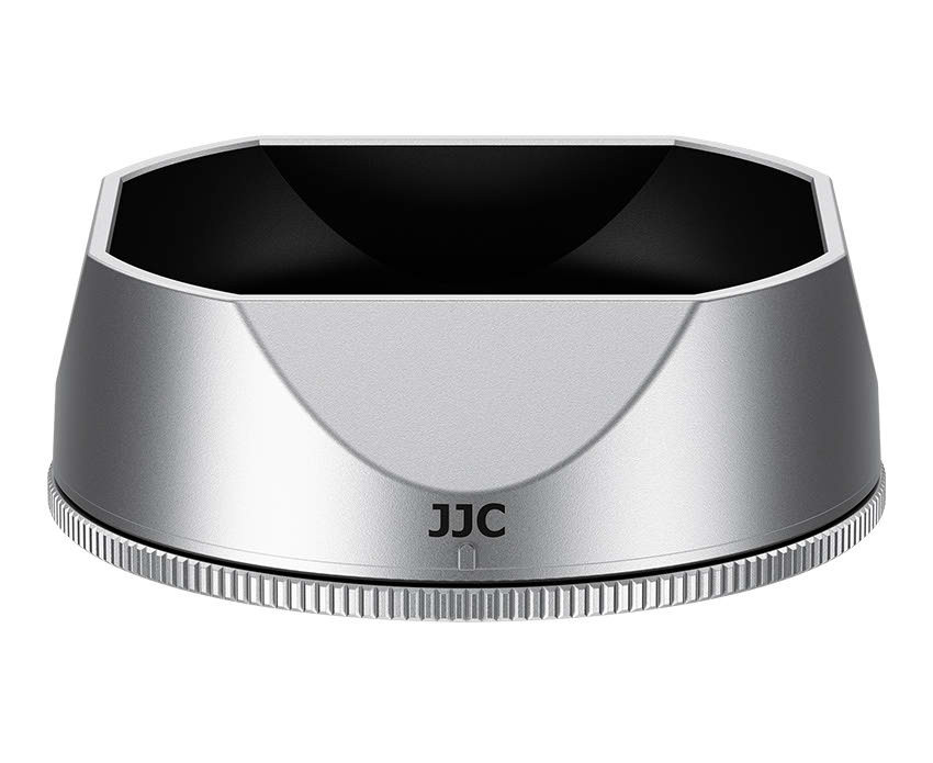 Бленда JJC LH-JXF23M2 SILVER для Fujifilm XF 23mm f/2.8 R WR, XF 27mm f/2.8 R WR, XF 27mm f/2.8 серебристая