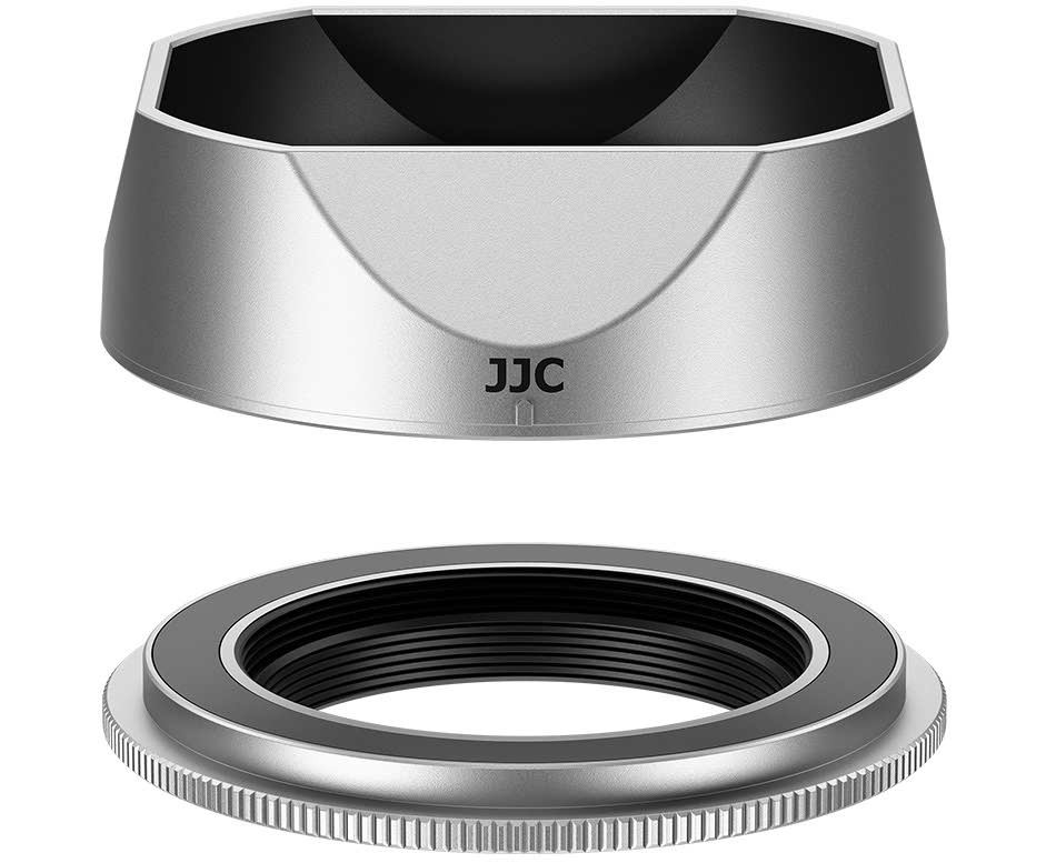 Бленда JJC LH-JXF23M2 SILVER для Fujifilm XF 23mm f/2.8 R WR, XF 27mm f/2.8 R WR, XF 27mm f/2.8 серебристая Бленда JJC LH-JXF23M2 SILVER для Fujifilm XF 23mm f/2.8 R WR, XF 27mm f/2.8 R WR, XF 27mm f/2.8 серебристая
