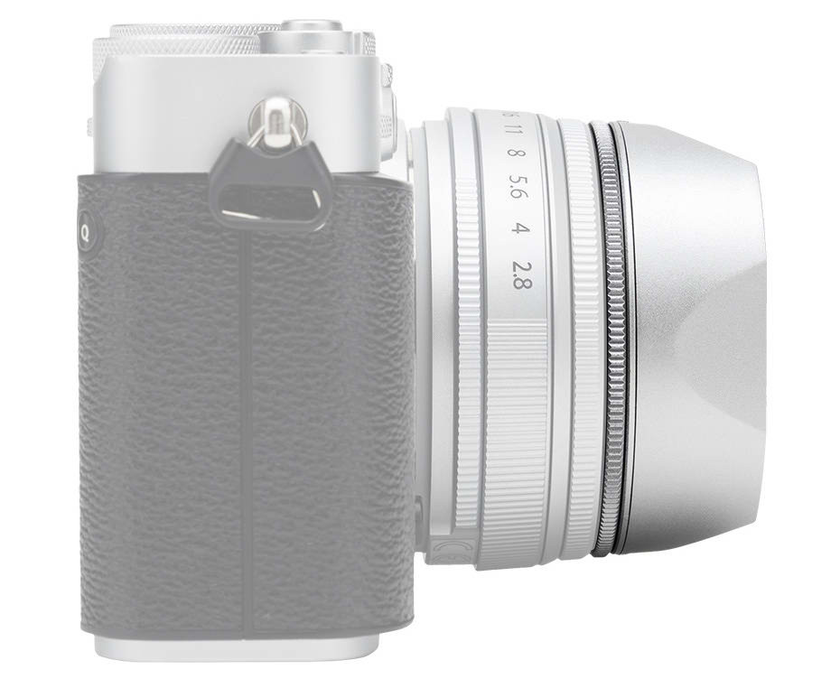 Бленда JJC LH-JXF23M2 SILVER для Fujifilm XF 23mm f/2.8 R WR, XF 27mm f/2.8 R WR, XF 27mm f/2.8 серебристая Бленда JJC LH-JXF23M2 SILVER для Fujifilm XF 23mm f/2.8 R WR, XF 27mm f/2.8 R WR, XF 27mm f/2.8 серебристая