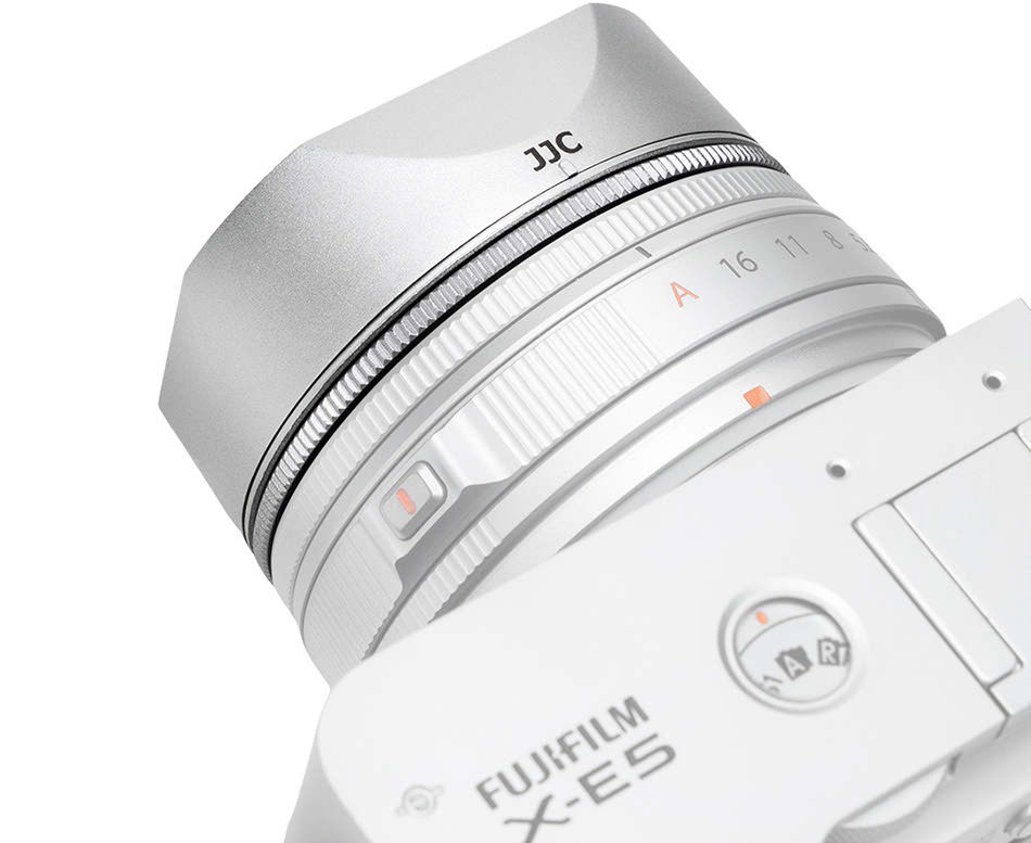 Бленда JJC LH-JXF23M2 SILVER для Fujifilm XF 23mm f/2.8 R WR, XF 27mm f/2.8 R WR, XF 27mm f/2.8 серебристая Бленда JJC LH-JXF23M2 SILVER для Fujifilm XF 23mm f/2.8 R WR, XF 27mm f/2.8 R WR, XF 27mm f/2.8 серебристая