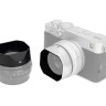 Бленда JJC LH-JXF23M2 SILVER для Fujifilm XF 23mm f/2.8 R WR, XF 27mm f/2.8 R WR, XF 27mm f/2.8 серебристая Бленда JJC LH-JXF23M2 SILVER для Fujifilm XF 23mm f/2.8 R WR, XF 27mm f/2.8 R WR, XF 27mm f/2.8 серебристая