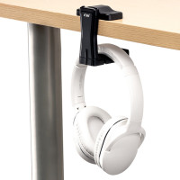 Держатель для наушников поворотный универсальный (чёрный цвет)