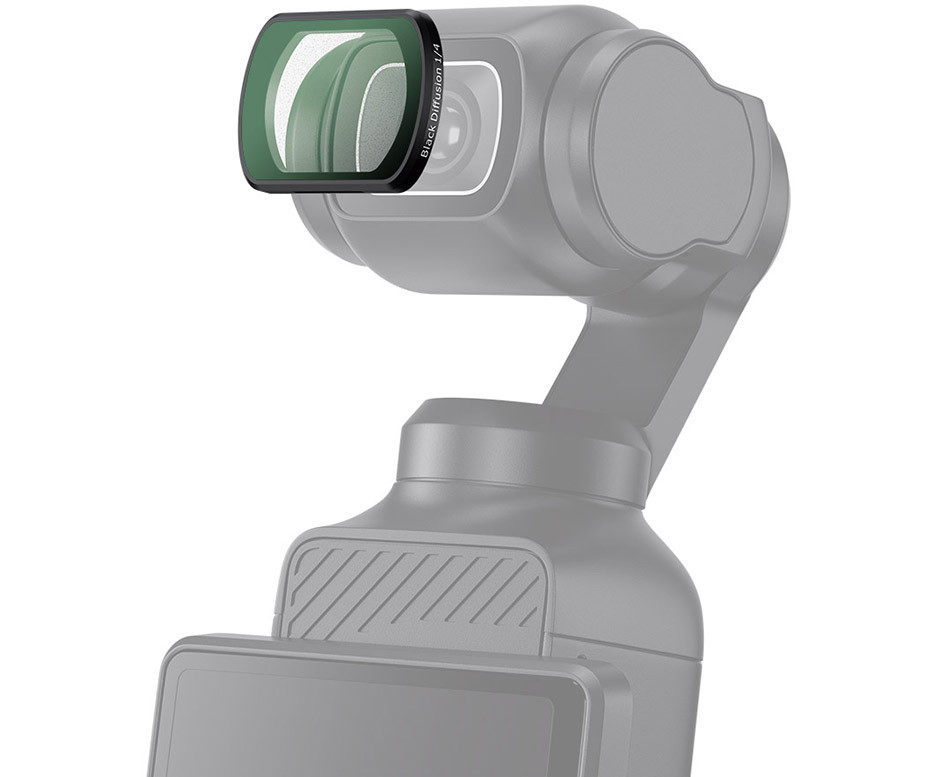 Три светофильтра для DJI Osmo Pocket 3 (CPL, NDV2-32, Black Mist 1/4)