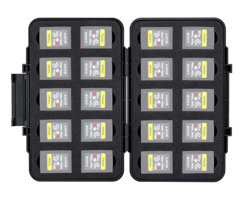 Защитный бокс на 20 CFexpress Type A и 40 microSD карт памяти
