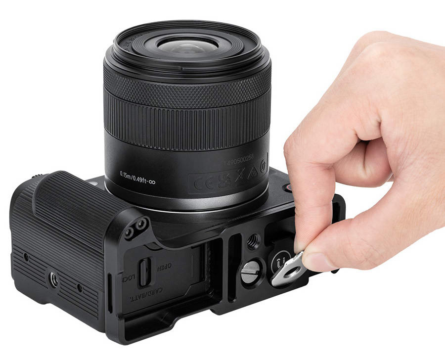 L-образная рукоятка для Canon EOS R50 V (чёрный цвет)