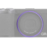 Декоративное кольцо для объектива Ricoh GR IV (пурпурное)