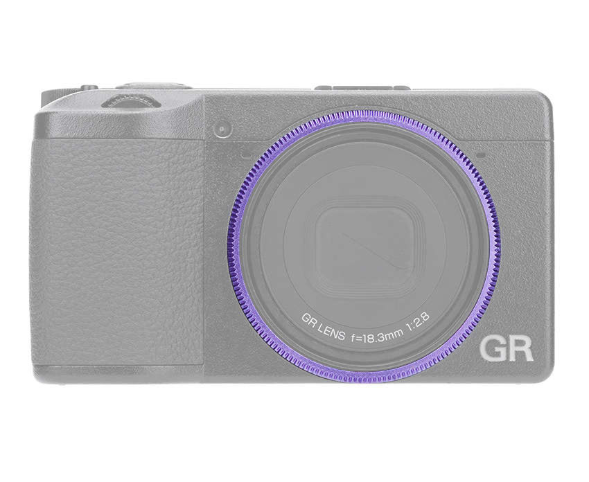 Декоративное кольцо для объектива Ricoh GR IV (пурпурное)