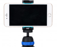 Крепление смартфона в штатив с уровнем и холодным башмаком, синий цвет