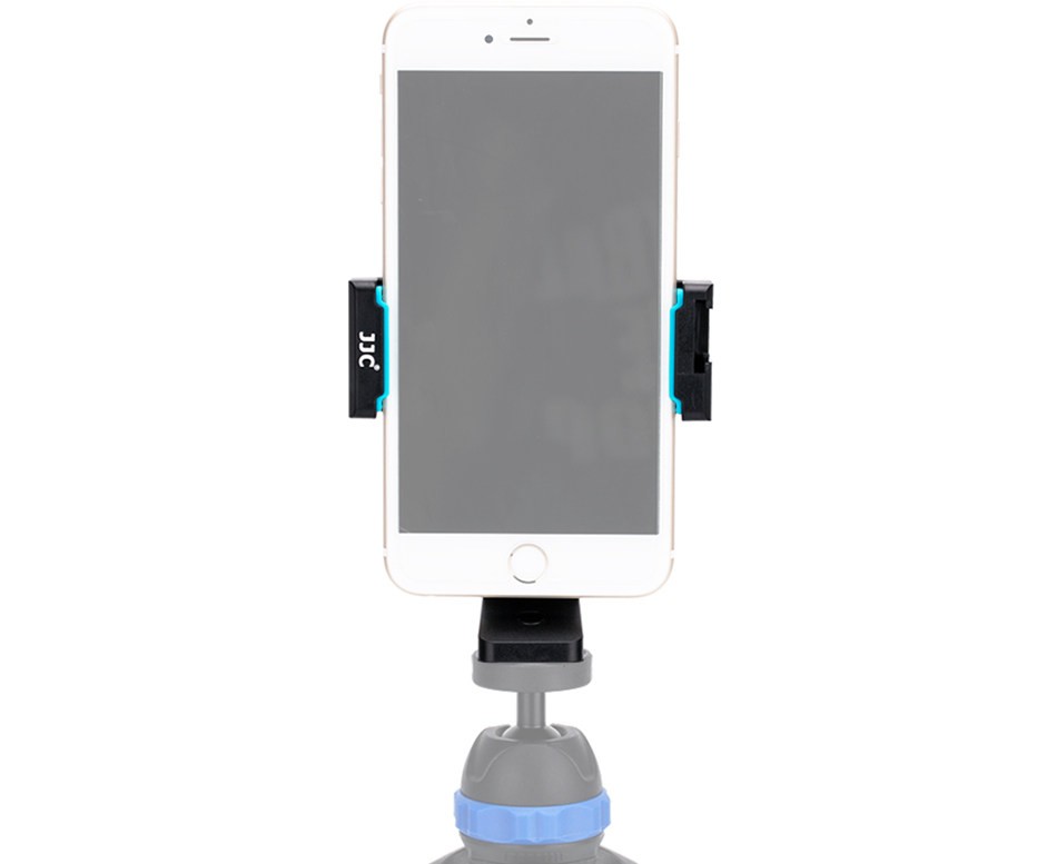 Поворотное крепление смартфона в штатив, монопод или селфи палку, синий цвет