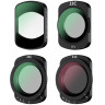 Четыре светофильтра для DJI Osmo Pocket 3 (CPL, NDV2-32, NDV64-1000, Black Mist 1/4)
