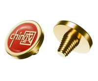 Мягкая спусковая кнопка резьбовая (China) красная