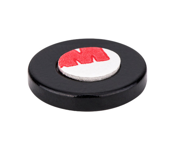 Мягкая спусковая кнопка безрезьбовая (чёрный цвет) вогнутая