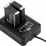 Зарядное устройство для двух аккумуляторов Fujifilm NP-95 / Ricoh DB-90