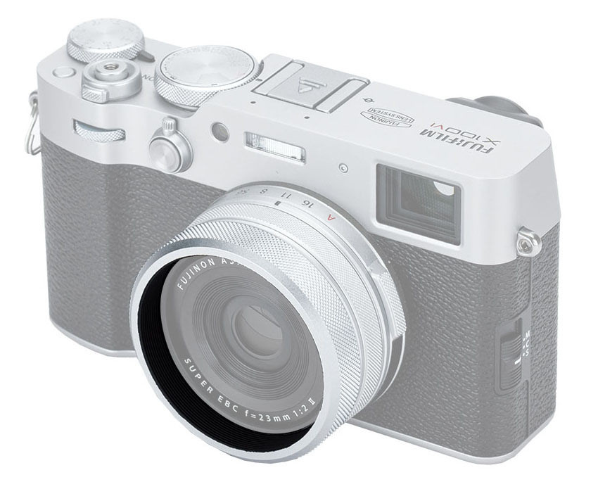 Переходное кольцо для Fujifilm X100VI и X100V на 49 мм (AR-X100) серебристый цвет