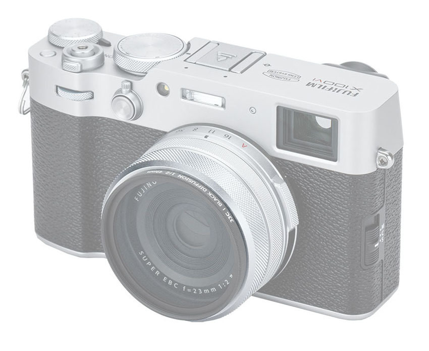 Переходное кольцо для Fujifilm X100VI и X100V на 49 мм (AR-X100) серебристый цвет