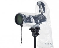 Накидка от дождя прозрачная для фотокамер с объективом и вспышкой