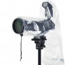 Накидка от дождя прозрачная для фотокамер с объективом и вспышкой