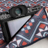 Мягкий защитный чехол конверт для камеры, объектива, планшета, игровой консоли 50x50 см (этнический узор)