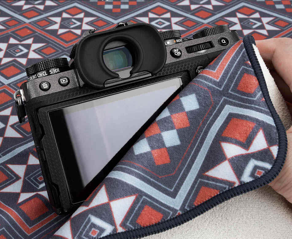 Мягкий защитный чехол конверт для камеры, объектива, планшета, игровой консоли 50x50 см (этнический узор)