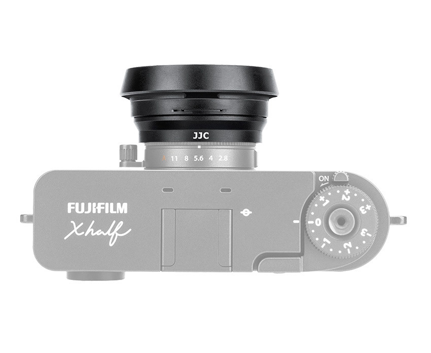 Бленда JJC LH-JXHALF BLACK для Fujifilm X half с адаптером (чёрный цвет)