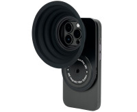 Система установки светофильтров 49 мм на iPhone 13 Pro с чехлом и блендой