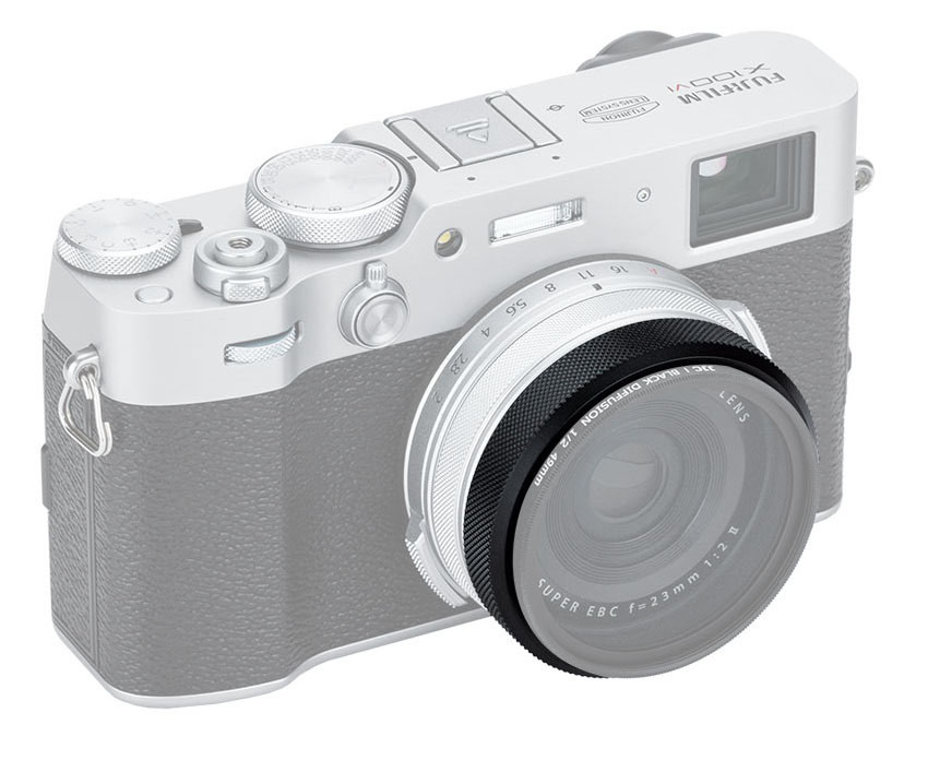 Переходное кольцо для Fujifilm X100VI и X100V на 49 мм (AR-X100) чёрный цвет