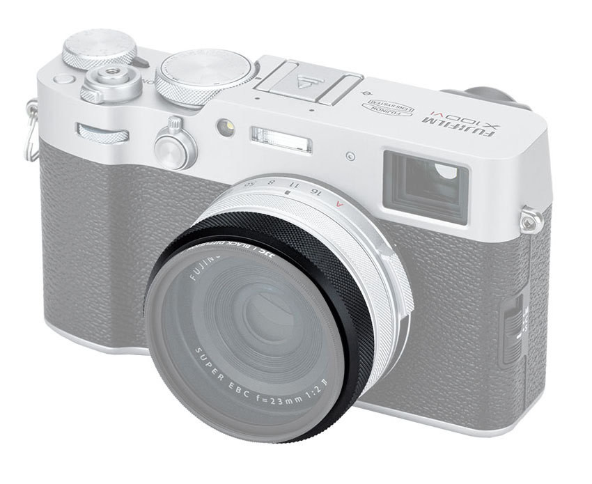 Переходное кольцо для Fujifilm X100VI и X100V на 49 мм (AR-X100) чёрный цвет